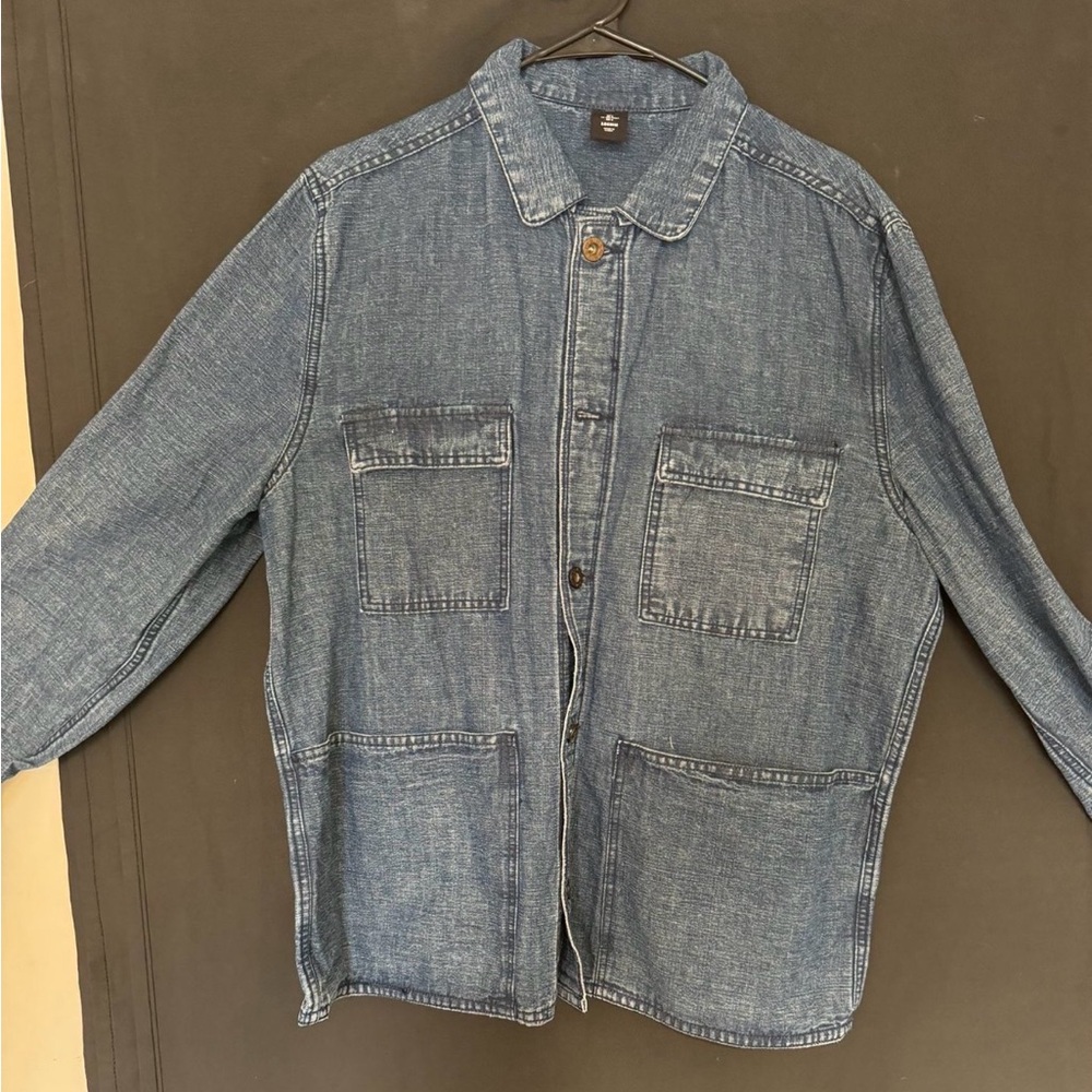 Denim Button-Up Jacket